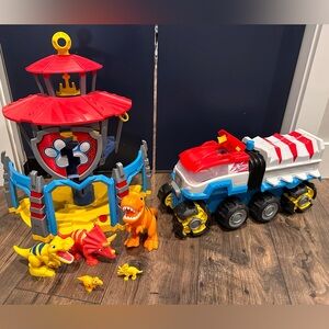 Paw Patrol Dino Rescue Set w/ Paw Patroller